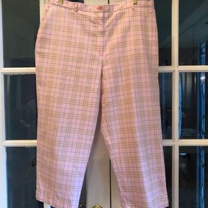 Pink Burberry Golf Pants